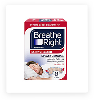 Breathe Right Nasal Strip packaging