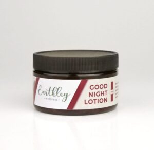 Container of good night lotion
