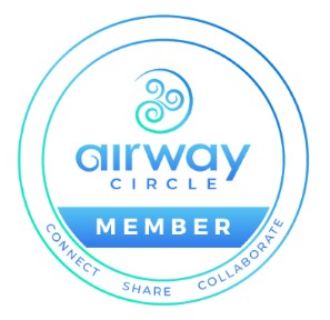 circle with Airway Circle member and logo inside